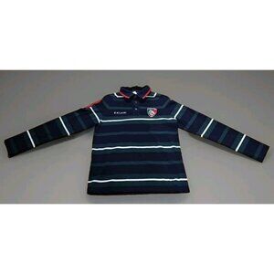Men's Kukri Rugby Union Leicester Tigers Shirt Jersey Maillot Sz M Long Sleeves